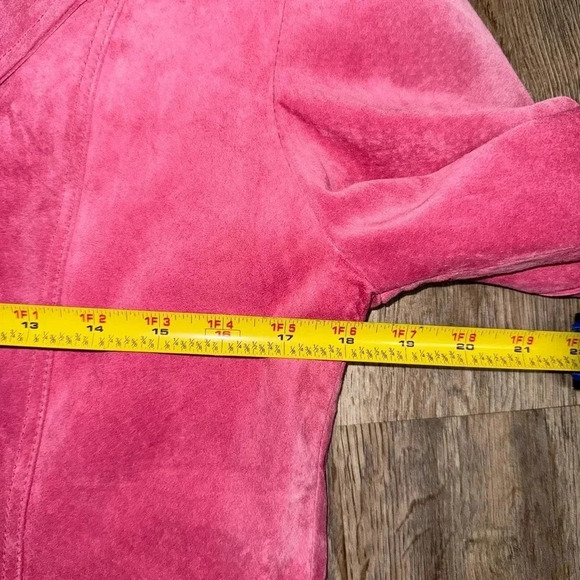 Sorbe • Pink Suede Jacket - Picture 11 of 12